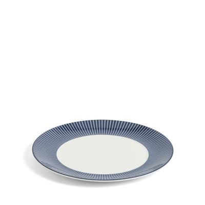 Wedgwood Gio Pinstripe Blue Plate | 23cm
