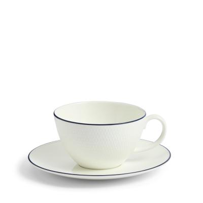 Wedgwood Gio Blue Line Teacup & Saucer