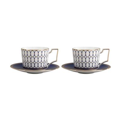 Wedgwood Renaissance Gold Teacup & Saucer | Set of 2
