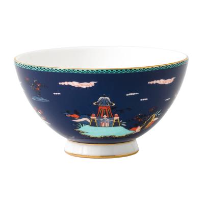 Wedgwood Wonderlust Blue Pagoda Bowl 11cm