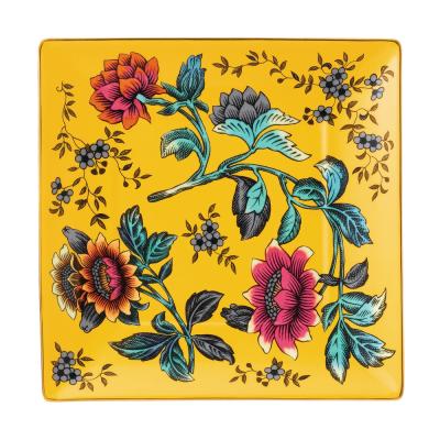 Wedgwood Wonderlust Yellow Tonquin Tray 14.5cm