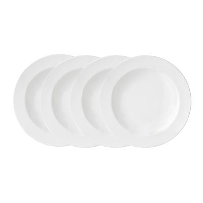 Wedgwood Vera Wang Perfect White Rim Soup 22cm | Set of 4