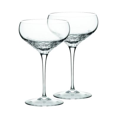 Wedgwood Vera Wang Sequin Crystal Champagne Saucer Pair