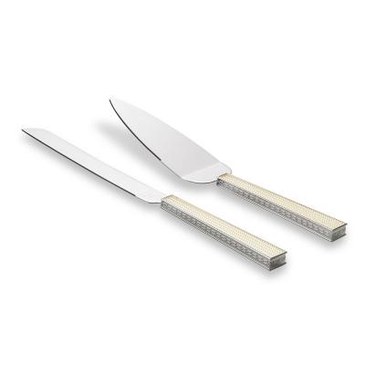 Wedgwood Vera Wang With Love Nouveau Pearl Cake Knife & Server