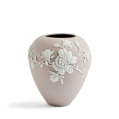 Wedgwood Magnolia Blossom Vase Mink | 18cm