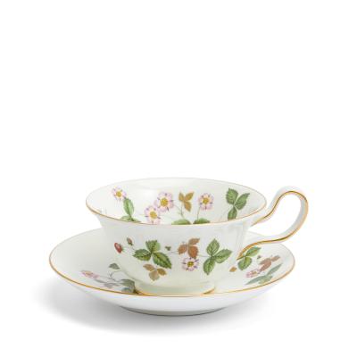 Wedgwood Wild Strawberry Teacup & Saucer
