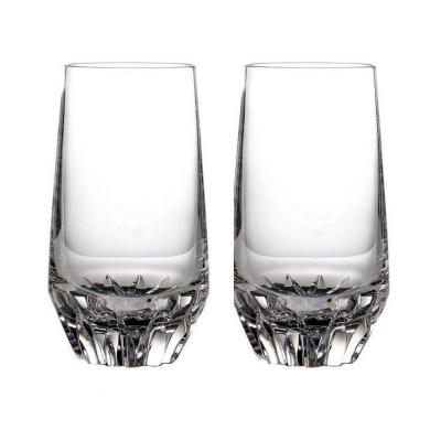 Waterford Irish Dogs Hi Ball Tumbler Glasses Pair
