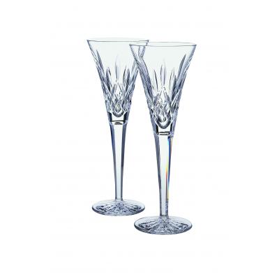Waterford Lismore Classic Toasting Flute Pair