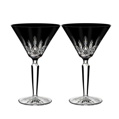 Waterford Lismore Black Cocktail Pair