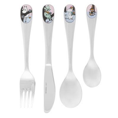 Arabia Moomin Friends Forever Children Cutlery Set | 4 Piece