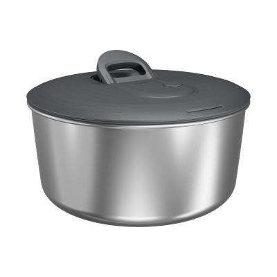 Zyliss Easy Spin Salad Spinner Stainless Steel| Large