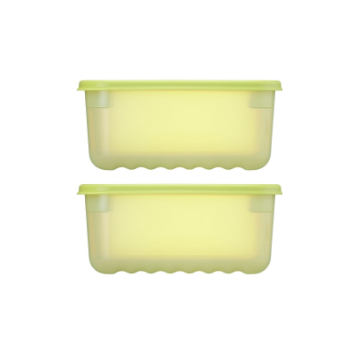 Lock & Lock Fresh Block Rectangular Container 1.5L | Set of 2