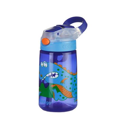 Contigo Gizmo Kids Drink Bottle Flip Autospout 420ml |  Dinosaur | Leak Proof 