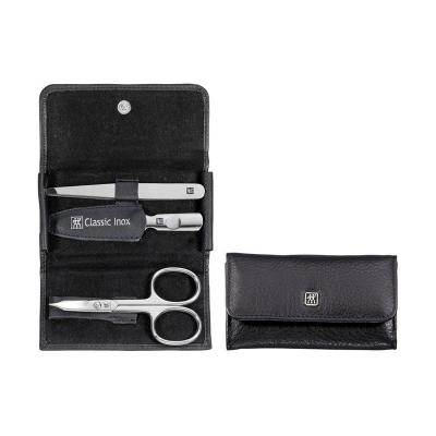 Zwilling Classic Inox Manicure Set Pocket Case Neat's Leather 3pc