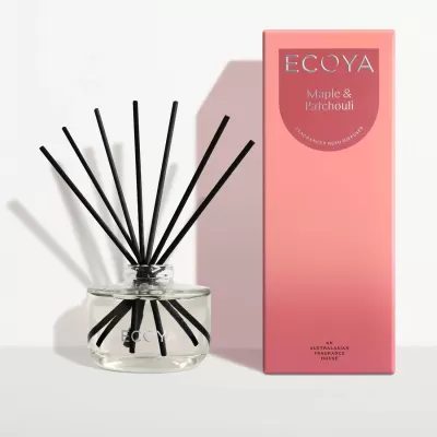 Ecoya Fragranced Reed Diffuser | Maple & Patchouli