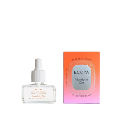 Ecoya Plug-In Diffuser Fragrance Flask 24ml | Mandarin Gin
