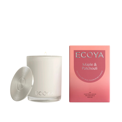 Ecoya Madison Candle 400g | Maple & Patchouli