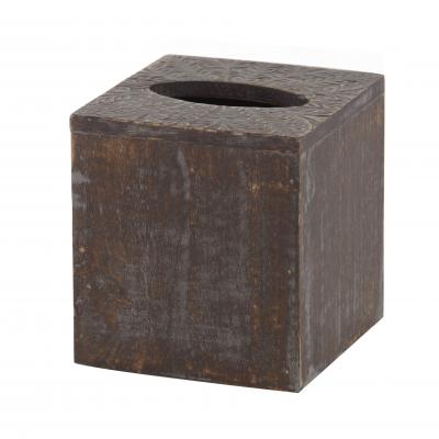 Vignette Anila Square Tissue Box Grey Wash 14.5x14.5x15.5cm
