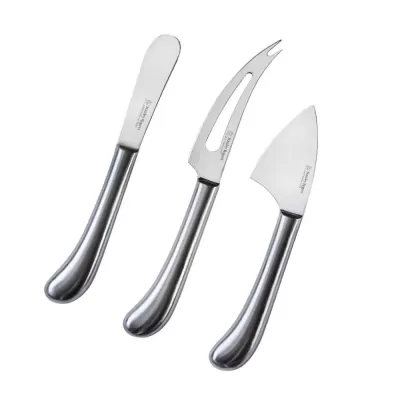 Stanley Rogers Pistol Grip Stainless Steel Cheese Knife Set | 3 Piece