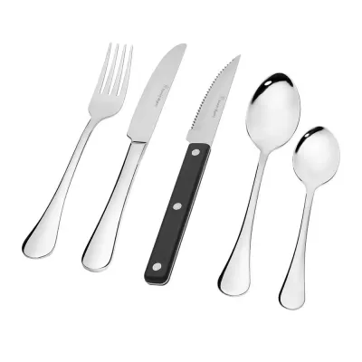 Stanley Rogers Manchester Cutlery Set with Steak Knives | 50 Piece