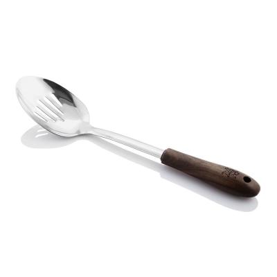Stanley Rogers Black Walnut Premium Stainless Steel Slotted Spoon