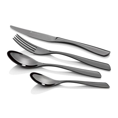 Stanley Rogers Soho Onyx Cutlery Set | Casual Setting for 8 | 56 Pieces
