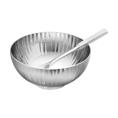Georg Jensen Bernadotte Salt Cellar with Spoon