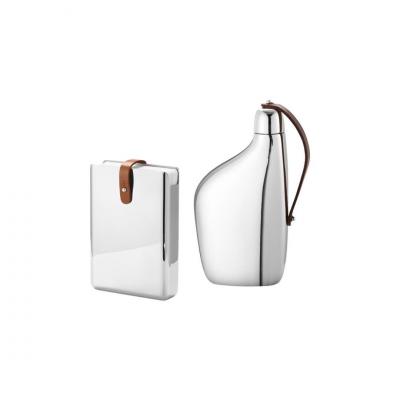 Georg Jensen Sky Playing Cards and Flask