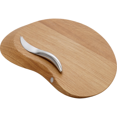 Georg Jensen Forma Serving Board with All Round Cheese Knife | 2 Piece