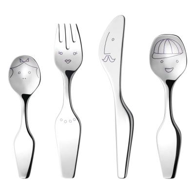 Georg Jensen Alfredo The Twist Family Cutlery Set | 4 Piece