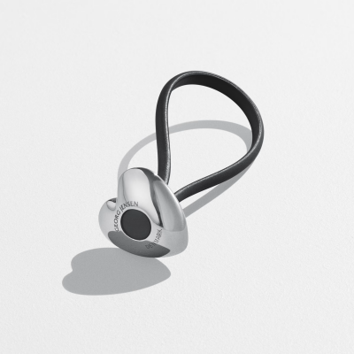 Georg Jensen Heart Keyring | Black
