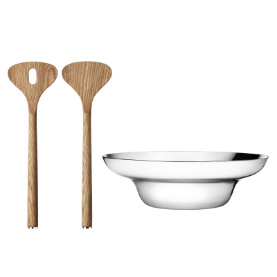 Georg Jensen Alfredo Bowl and Salad Server | 3 Piece