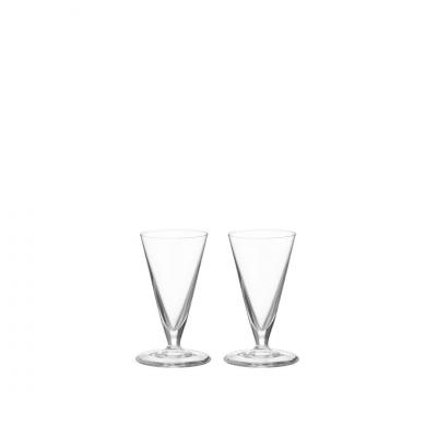 Orrefors Geometry Snaps Glass 60ml | 2 Piece