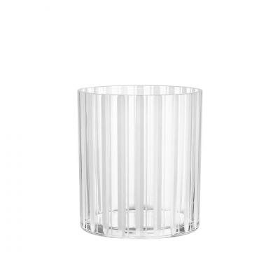Orrefors Cut in Number Vase Stripes | 20cm