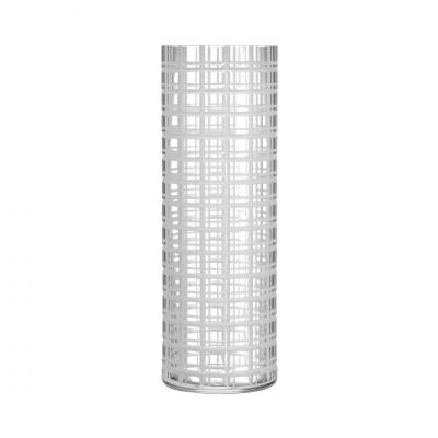 Orrefors Cut in Number Vase Checkers | 33cm