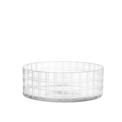 Orrefors Cut in Number Bowl Checkers | 27.5cm