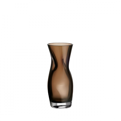 Orrefors Squeeze Vase Smokey Brown | 23cm