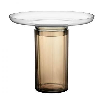 Orrefors Ensemble Vase Brown/Grey | 22cm