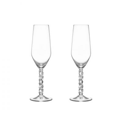 Orrefors Carat Champagne Glass 240ml | 2 Piece