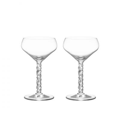 Orrefors Carat Coupe Champagne Glass 250ml | 2 Piece