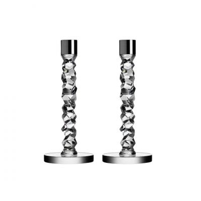 Orrefors Carat Candlestick 24.2cm | 2 Piece