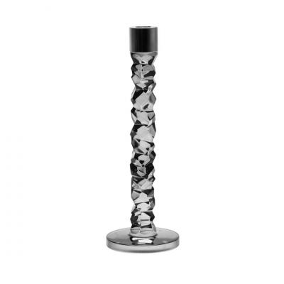Orrefors Carat Candlestick Anthracite 29.7cm | 1 Piece