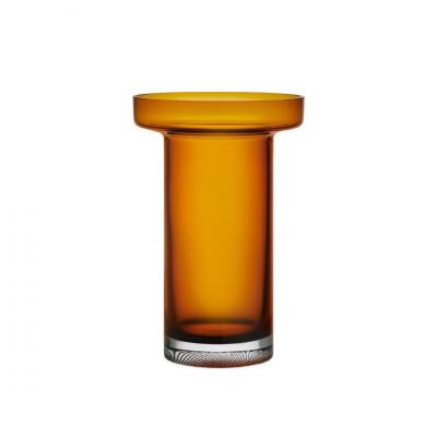 Kosta Boda Limelight Rose Vase Amber | 23cm