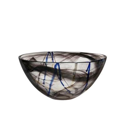 Kosta Boda Contrast Bowl Black | 35cm