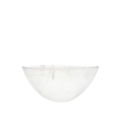 Kosta Boda Contrast Bowl White/White | 35cm