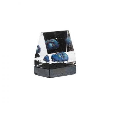 Kosta Boda BV AC-23 Black Elements House of Mystery Blue