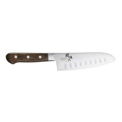 Kai Knives Seki Magoroku Benifuji Scalloped Santoku 16.5cm