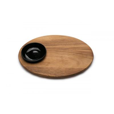 Ironwood - Bread Board with Dipping Bowl
