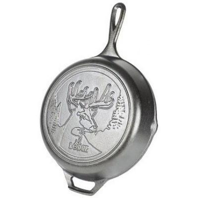 Lodge - 10.25" Deer Wildlife Stamped Cast Iron Skillet