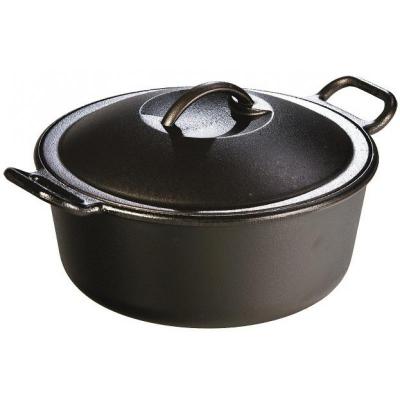 Lodge Pro Logic Cast Iron 7 Quart Dutch Oven With Loop Handles